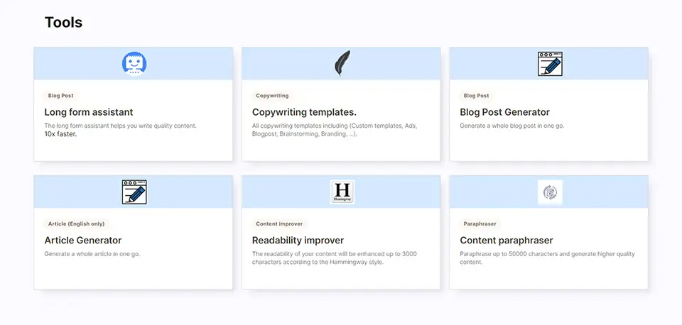 AISEO AI offers great copywriting features