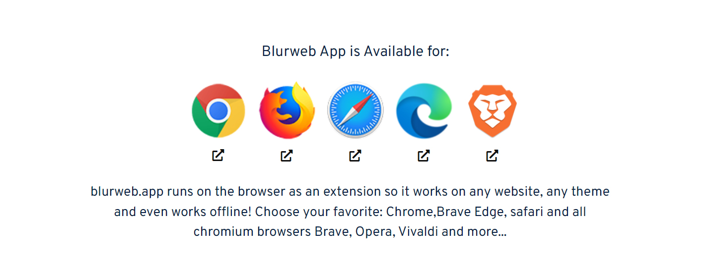 BlurWeb app
