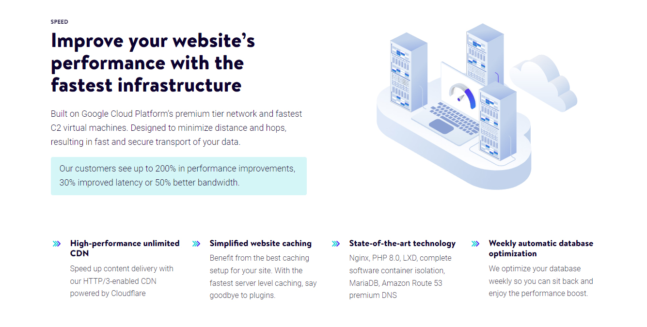 How can I improve my website speed on Kinsta